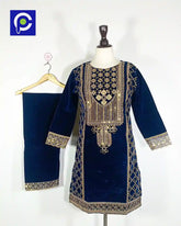 velvet dress 13.1 Navy Blue